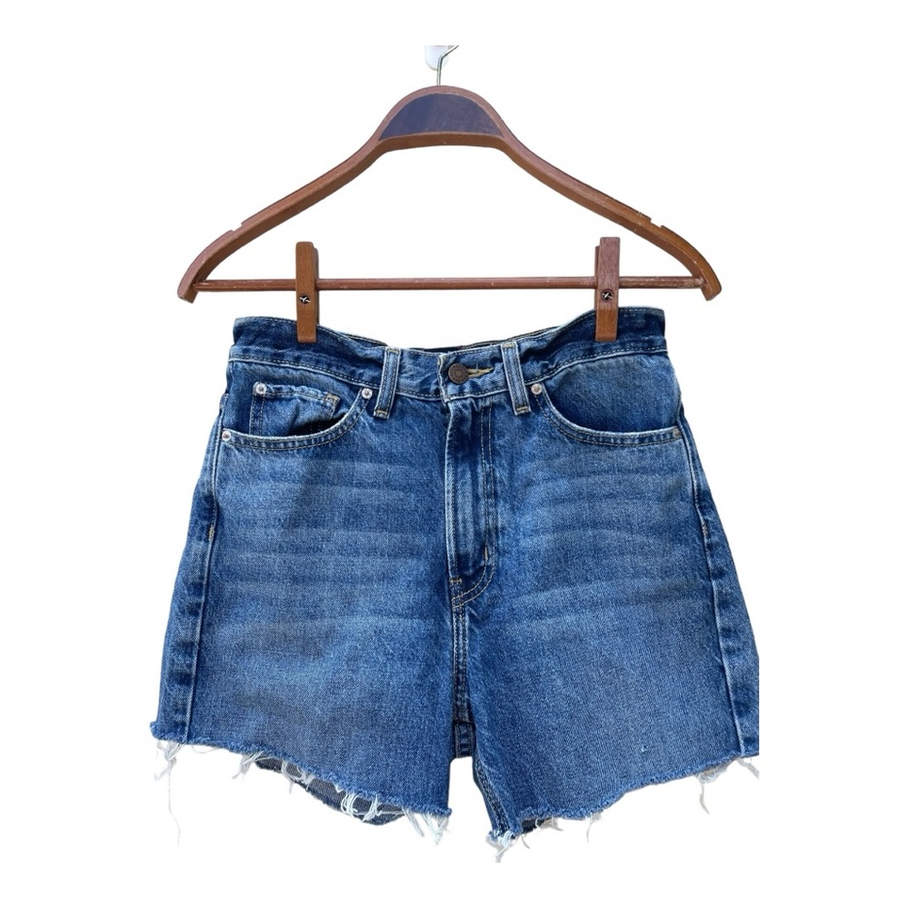 Urban Outfitters BDG High-Waisted Straight-Leg Cowboy Jean Cutoffs Sz 27 - Picture 7 of 8
